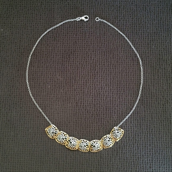 Argento Vivo Square⏹️ Plate🍽 Necklace - Picture 5 of 15